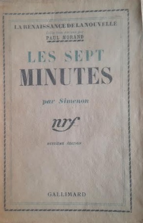 Simenon - Sept minutes - 1945 - Imprim et distribu au Canada - 50